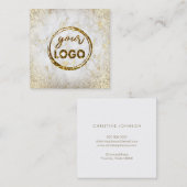 ロゴデザイン スクエア名刺 (正面/裏面)