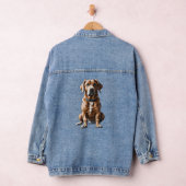 ロゴデザインtシャツドッグ デニムジャケット (ハンガー)