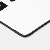 ロゴデスクパッド – ロゴを上に表示 デスクマット (コーナー)