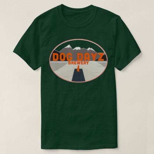ロゴドッグデイズブルワリー Tシャツ (デザイン正面)