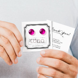 ロゴドードルスタッドイヤリングスクエアカード01パック25 コーリングカード