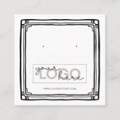 ロゴドードルスタッドイヤリングスクエアカード06スモールパック コーリングカード (正面)