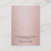 ロゴネモダンックレスブレスレット表示カード 名刺 (裏面)