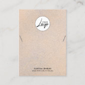 ロゴネモダンックレスブレスレット表示カード 名刺 (正面)