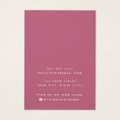 ロゴバラの追加ネックレスイヤリングディスプレイカード (裏面)