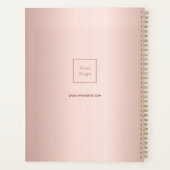 ロゴバラ金ゴールドモノグラムメタル2023事業 プランナー手帳 (裏面)