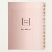 ロゴバラ金ゴールドモノグラム金属事業2026 プランナー手帳 (裏面)