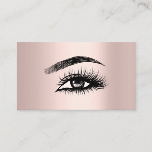 ロゴバラ金ゴールドラッシュミニマリスガーリート 名刺 (正面)