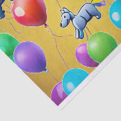 ロゴバルーン動物ベクトルギフトラッピング紙 薄葉紙 (詳細)