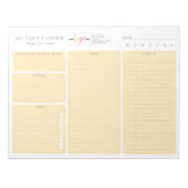 ロゴパステルオレンジアンデモダンィーナルプランナー ノートパッド (正面)