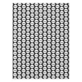 ロゴパターンビジネスのプロモーションブランディングブラック テーブルクロス (正面)