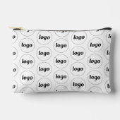 ロゴパターンビジネスのプロモーションブランディング アクセサリーポーチ (正面)