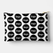 ロゴパターンビジネスのプロモーションブランディング アクセサリーポーチ (裏面)