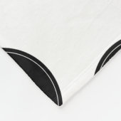 ロゴパターンビジネス会社ホワ企業のイト フリースブランケット (角)