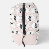 ロゴパターンプロモーションビジネス赤面ピンク ドップキット (右)