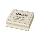 ロゴパーソナライズされたありがとう ラバースタンプ (スタンプ)