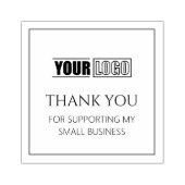 ロゴパーソナライズされたありがとう ラバースタンプ (インプリント)