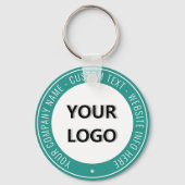 ロゴパーソナライズされたと文字のプロモーションキーチェーン キーホルダー (正面)