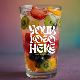 ロゴパーソナライズされたと文字ビアグラス タンブラーグラス