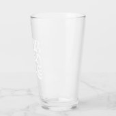 ロゴパーソナライズされたと文字ビアグラス タンブラーグラス (左)