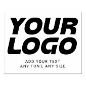 ロゴパーソナライズされたと文字プロフェッショナルテンプレート ラバースタンプ (インプリント)