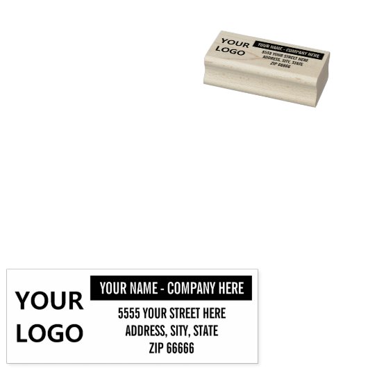 ロゴパーソナライズされたまたは写真名の住所にスタンプを押す ラバースタンプ (押印)