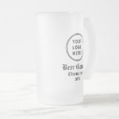 ロゴパーソナライズされたイベント フロストグラスビールジョッキ (正面右)