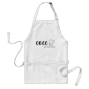 ロゴパーソナライズされたエプロン付き,カスタム文字ロゴ スタンダードエプロン