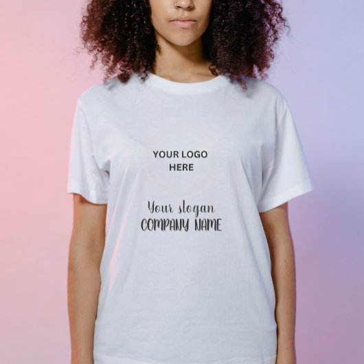 ロゴパーソナライズされたシンプル事業 Tシャツ