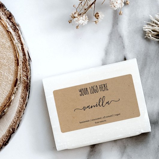 ロゴパーソナライズされたソープラベルKraftステッカー ラベル