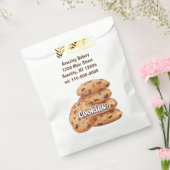 ロゴパーソナライズされたチョコレートクッキーベーカリー,ベーカー フェイバーバッグ (封をした状態)