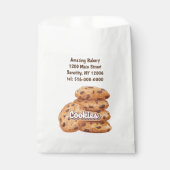 ロゴパーソナライズされたチョコレートクッキーベーカリー,ベーカー フェイバーバッグ (正面)