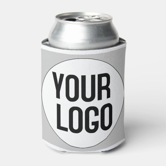 ロゴパーソナライズされたデザインテンプレートオン 缶クーラー (缶正面)