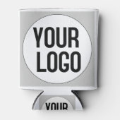 ロゴパーソナライズされたデザインテンプレートオン 缶クーラー (正面)