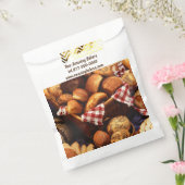 ロゴパーソナライズされたパン、ペストリーベーカリーの追加 フェイバーバッグ (封をした状態)