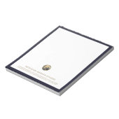 ロゴパーソナライズされたビジネスのメモ帳 ノートパッド (回転)