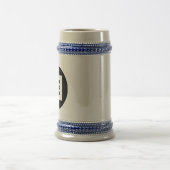 ロゴパーソナライズされたビジネス会社スクリプトビール ビールジョッキ (中央)
