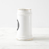 ロゴパーソナライズされたビジネス会社スクリプトビール ビールジョッキ (中央)