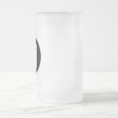 ロゴパーソナライズされたビジネス会社スクリプトビール フロストグラスビールジョッキ (中央)