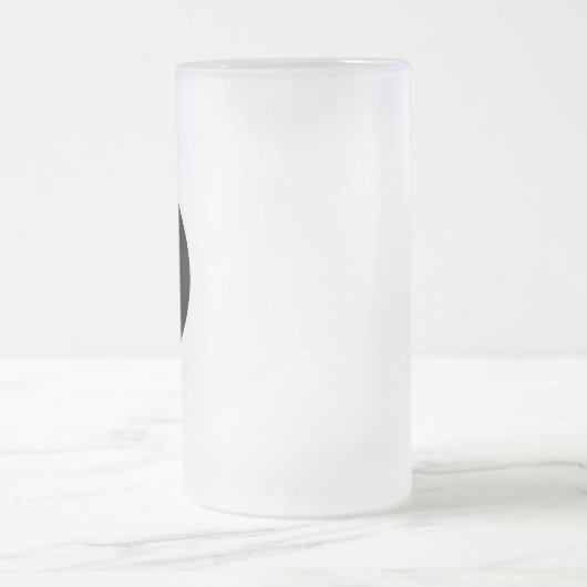 ロゴパーソナライズされたビジネス会社スクリプトビール フロストグラスビールジョッキ (中央)