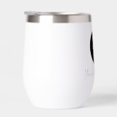 ロゴパーソナライズされたビジネス文字ブラックスクリプト (右面)