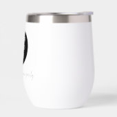 ロゴパーソナライズされたビジネス文字ブラックスクリプト (左面)