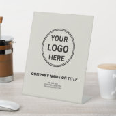 ロゴパーソナライズされたプロモーション事業 台座サイン (インサイチュ)