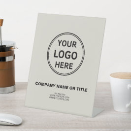 ロゴパーソナライズされたプロモーション事業 台座サイン