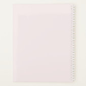 ロゴパーソナライズされた事業プランナー プランナー手帳 (裏面)