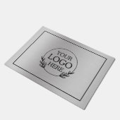 ロゴパーソナライズされた付き会社ウェルカムマット ドアマット (アングル)