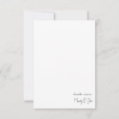 ロゴパーソナライズされた名 サンキューカード (裏面)