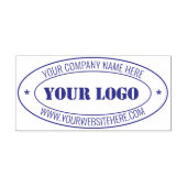 ロゴパーソナライズされた名WebサイトのOwal Stamp セルフインキングスタンプ (デザイン)