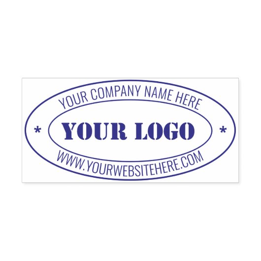 ロゴパーソナライズされた名WebサイトのOwal Stamp セルフインキングスタンプ (デザイン)