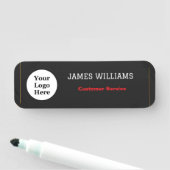 ロゴパーソナライズされた従業員の磁気または安全性 名札 (インサイチュ)